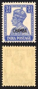 Chamba SG115 3 1/2a Bright Blue U/M Cat 5 pounds