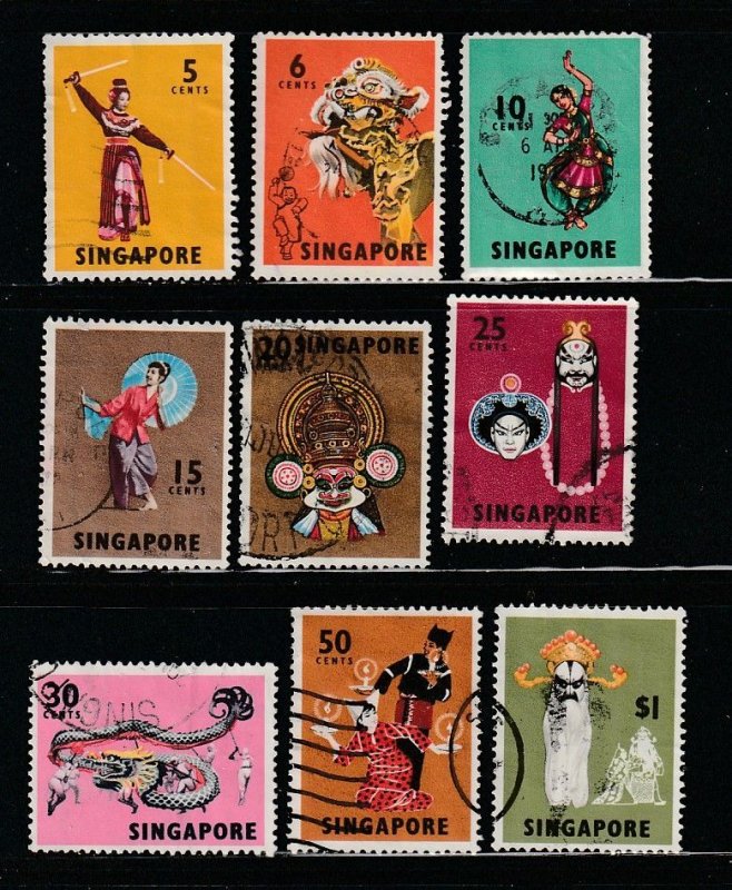 Singapore 86-93, 95 U Various (D)