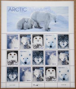 1999 sheet Arctic Animals Sc# 3288-3292