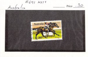 Australia 691 Used Horse Race 1978 (SC0_688)