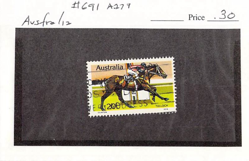 Australia 691 Used Horse Race 1978 (SC0_688)