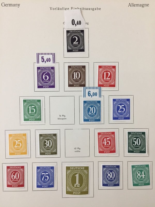 Germany 1946/47 M&U Occupation (280+ Items) MK4229