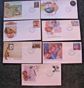 AUSTRALIA FDCs - LOT OF 7  - 1984      (aus11)