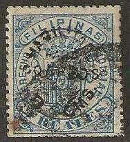 Philippines 116, used. . 1881.  (P34)