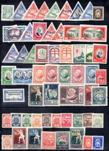 LATVIA 1918-1933 COLLECTION OF 240 STAMPS 125 MINT & 115 USED