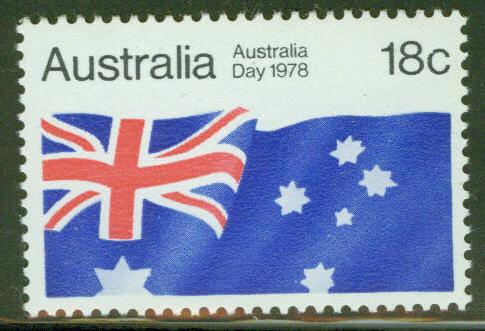 Australia Scott 671 MNH** Flag Stamp 1978
