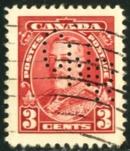 CANADA #219, USED PERFIN CNR, 1935, CAN143