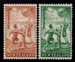 New Zealand Scott B16-B17 MH* Semi-Postal stamp set