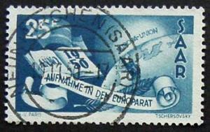 Germany, Saar, Scott 226, Used