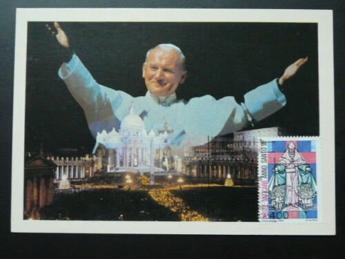 Holy Year 1983 Pope John Paul II maximum card Vatican 71094