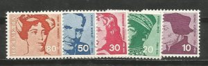 Switzerland # 502-506. MNH