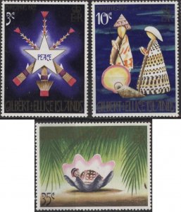 Gilbert & Ellice 203-205 (mnh) Christmas (1972)