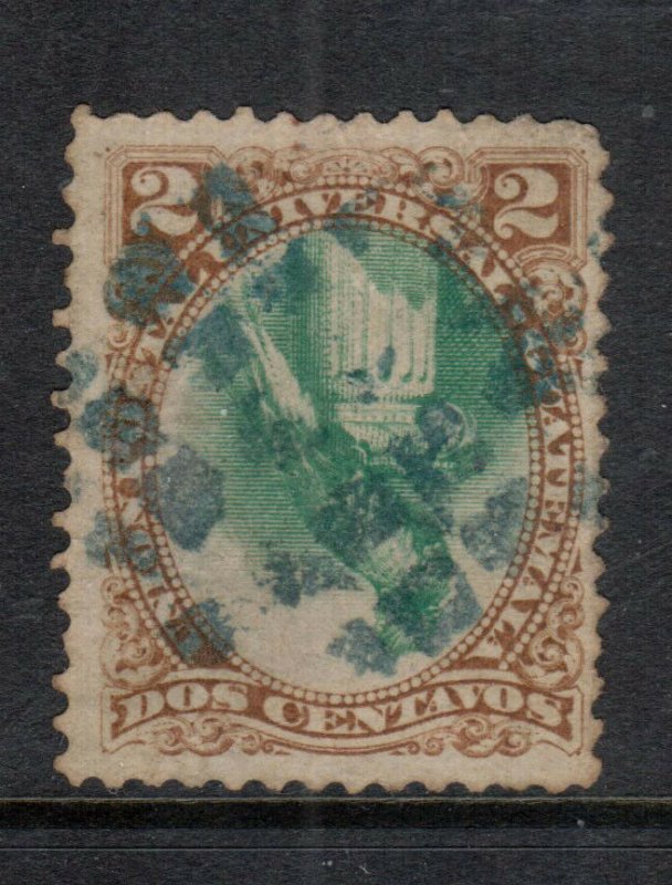 Guatemala #22a Very Fine Used Inverted Center 