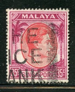 Singapore # 15, Used. CV $ 2.50