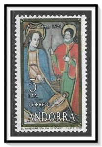 Andorra Spanish #106 Christmas MNH