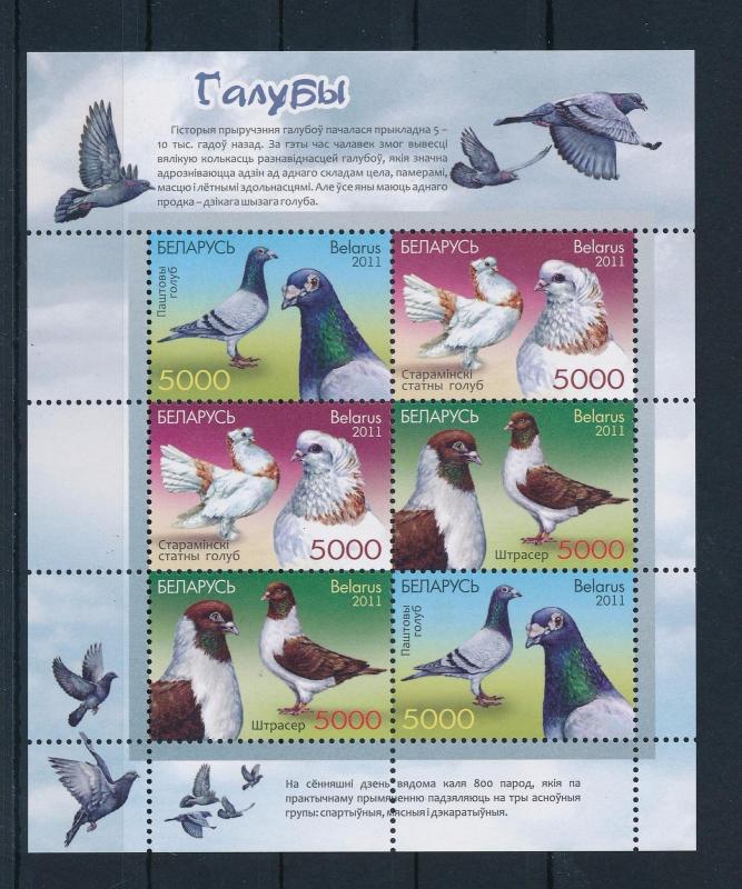 [27311] Belarus  Birds Vögel Oiseaux Ucelli  MNH Sheet