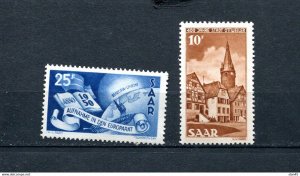 Germany SAAR 1950 Mi 296-7 MH CV 50 euro