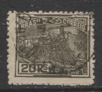 Brazil - Scott 219 - Rail road Issue -1920 - Used - Single 20r Stamp