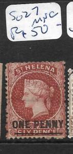 ST HELENA  (PP1901B) QV 1D/6D SG  27   MNG