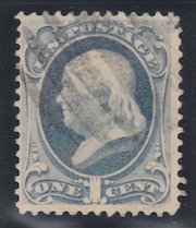 U.S. Scott #156 Franklin Stamp - Used Single