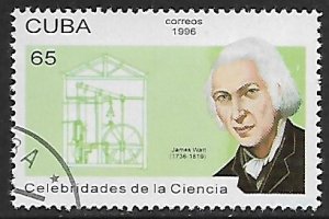Cuba # 3718 - James Watt - unused CTO.....{Z19}