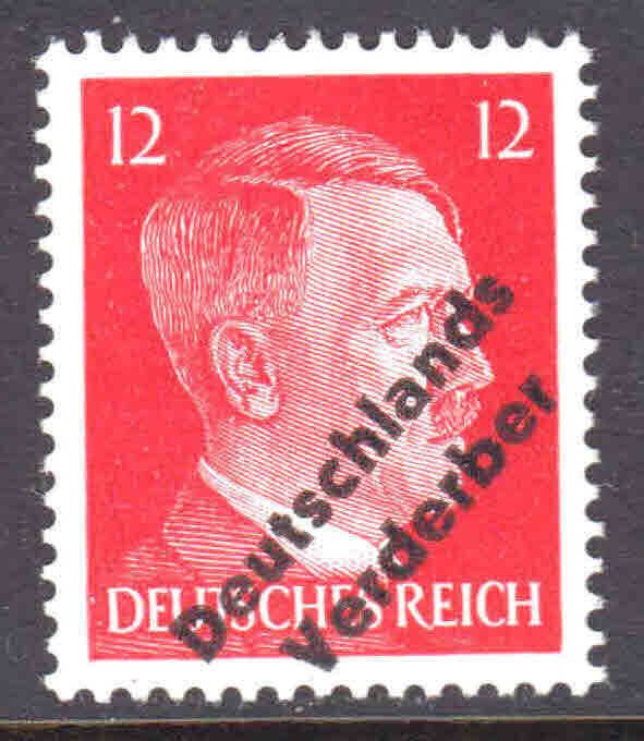 GERMANY 511B 1945 DEUTSCHLANDS VERDERBER OVERPRINT OG NH U/M VF