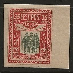 Estonia  ^ Scott # B1 - MH