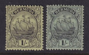 Bermuda, Scott 92-93 (SG 87-87a), MLH