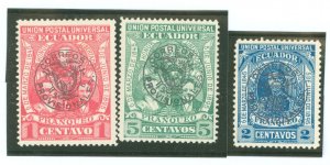 Ecuador #122-124 Unused Single