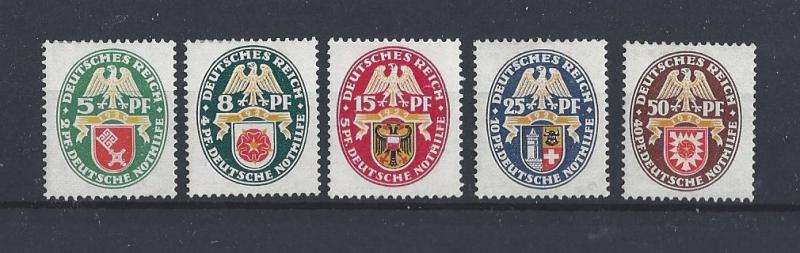 Germany, B28-B32, Coat of Arms (1929) Singles (See Desc.), **HInged** #2  (LL)