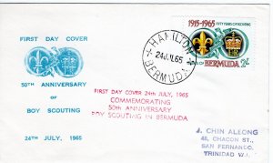 Bermuda 1964 Sc 198 FDC 2 