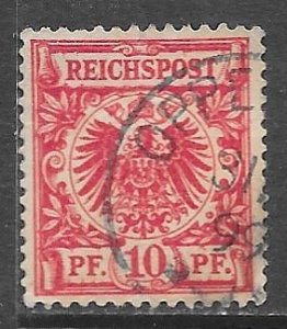 Germany 48: 10pf Imperial Eagle, used, F-VF