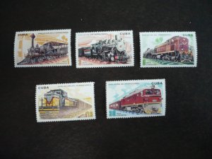 Stamps - Cuba - Scott# 2010-2014 - Mint Hinged Set of 5 Stamps