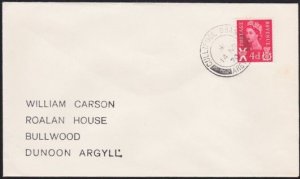 GB SCOTLAND 1970 cover CULLIPOOL / OBAN ARGYLL cds.........................A6519