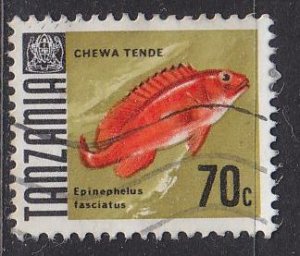 TANSANIA TANZANIA [1967] MiNr 0027 ( O/used ) Fische