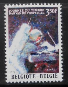 cp Belgium Scott # 824 MNH, Man on the Moon