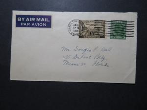 Canada 1955 Uprated Stationery Cover w/ SC# C3 - Z10581