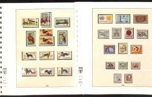 Czechoslovakia Stamp Collection in Linder Hingless Album, 1965-1971, 50 Pages