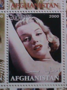 ​AFGHANISTAN -2000 MARILYN MONROE MNH SHEET. #3