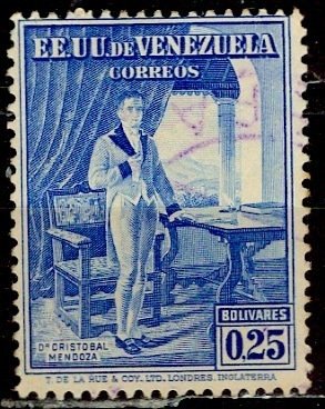 Venezuela; 1939: Sc. # 353: Used Single Stamp