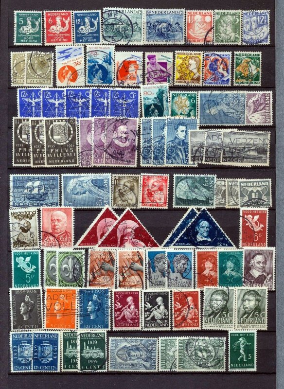 NETHERLANDS Mid Period Used Inc.Welfare High Catalogue Value(Apx 250+Item)RK1049