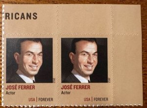 US # 4666 Jose Ferrer Pair forever 2012 Mint NH