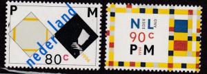 Netherlands # 851-852,  NH, 