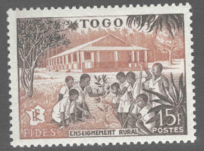 TOGO Scott 331 MH* 1956 FIDES stamp