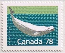 Canada Mint VF-NH #1179b RARE PERF 13,1 Beluga Whale