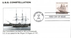 #3869 USS Constellation Ginsburg FDC