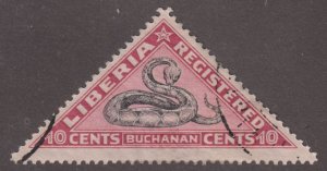 Liberia F20 Registration Stamp 1921
