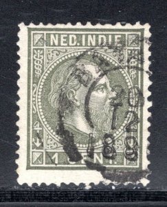 Netherlands Indies #3   VF, Used, King William III, CV $8.00 ..... 4220003