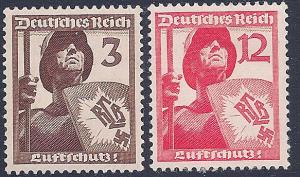 Germany 1937 Sc# 481, 483