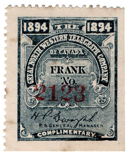 (I.B) Canada Telegraphs : Great North Western (1894)